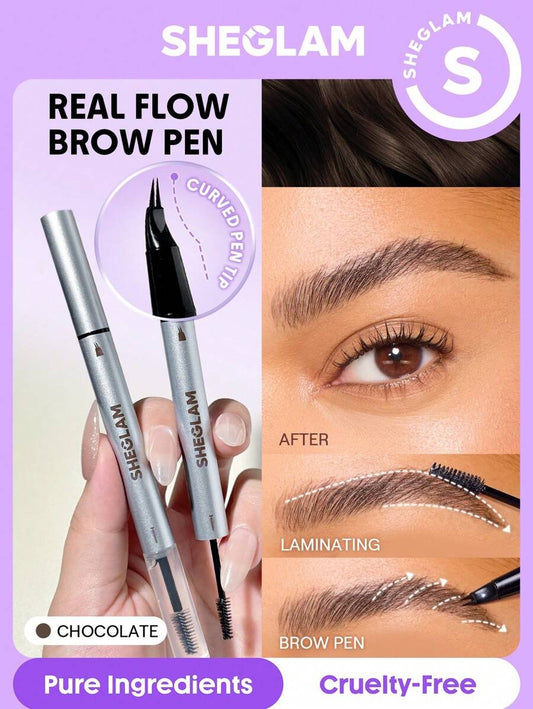 SHEGLAM Real Flow Lamination قلم حواجب لتحديد ورفع طبيعي