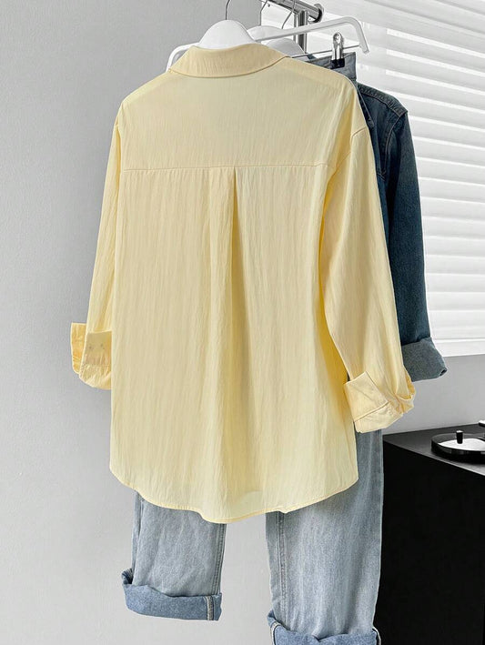 SHEIN قميص كاجوال للربيع والخريف