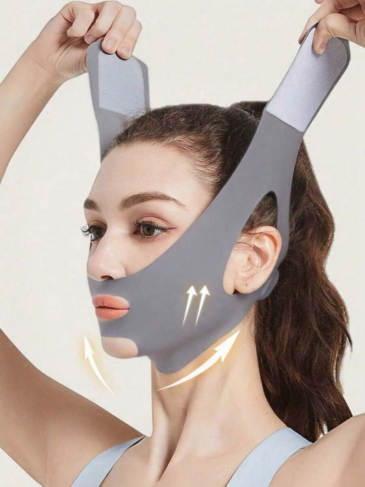 SHEIN OBOVAY شريط تشكيل الوجه المرن لتقليل الذقن المزدوج ونحت الفك