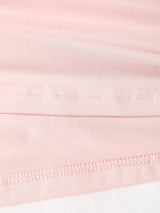 SHEIN Sweetra فستان كروشيه وردي طويل مع وشاح