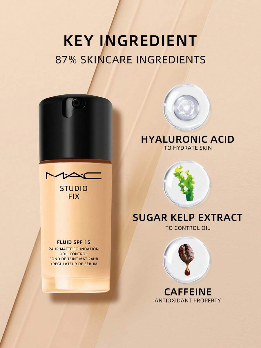 MAC Studio Fix Fluid فاونديشن  مطفي 30 مل - لون