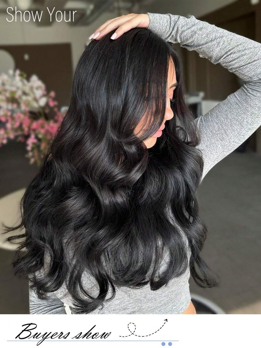 SHEIN وصلة شعر متموجة بمشبك بستايل بودي ويف