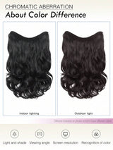SHEIN وصلة شعر متموج مجعد طويل لألياف الاصطناعية
