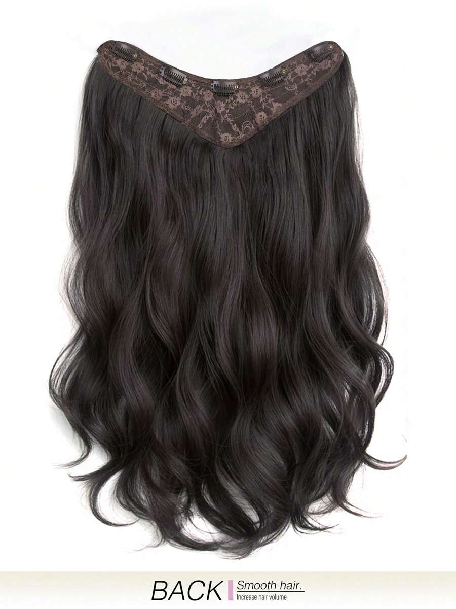 SHEIN وصلة شعر متموج مجعد طويل لألياف الاصطناعية