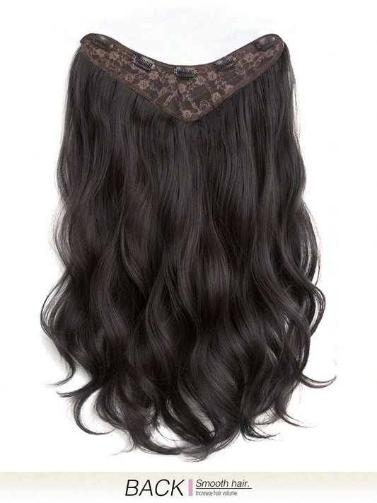 SHEIN وصلة شعر متموج مجعد طويل لألياف الاصطناعية