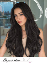 SHEIN وصلة شعر متموج مجعد طويل لألياف الاصطناعية