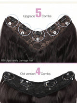 SHEIN وصلة شعر متموج مجعد طويل لألياف الاصطناعية