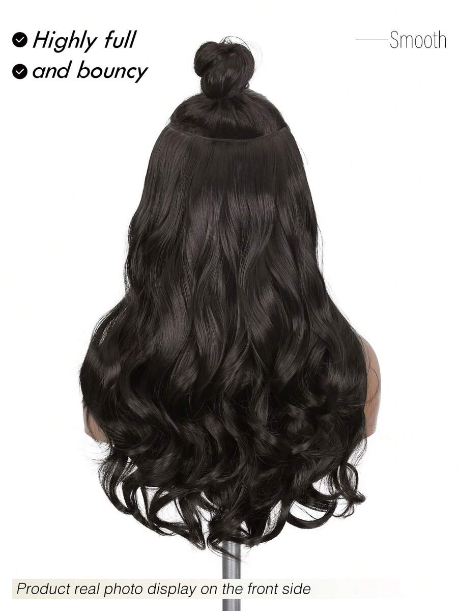 SHEIN وصلة شعر متموج مجعد طويل لألياف الاصطناعية