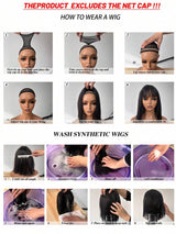 SHEIN وصلة شعر متموج مجعد طويل لألياف الاصطناعية
