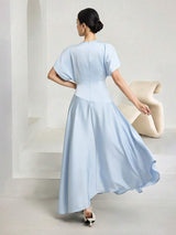 SHEIN Heiryn فستان ماكسي أنيق بأكمام خفافيش