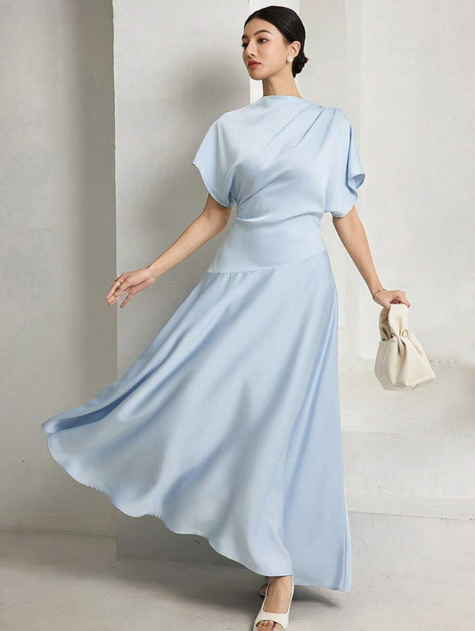 SHEIN Heiryn فستان ماكسي أنيق بأكمام خفافيش