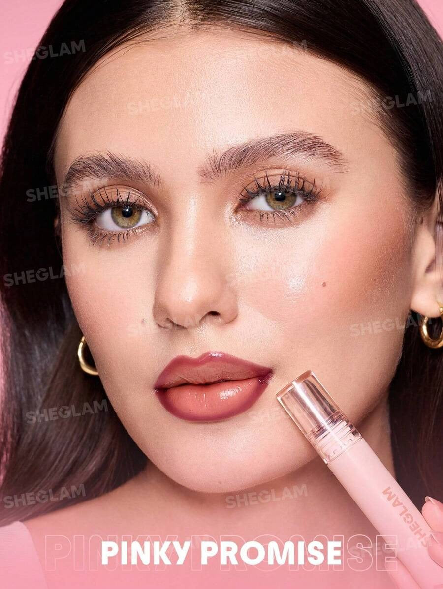 SHEGLAM قلم تحديد الشفاه بلون وردي