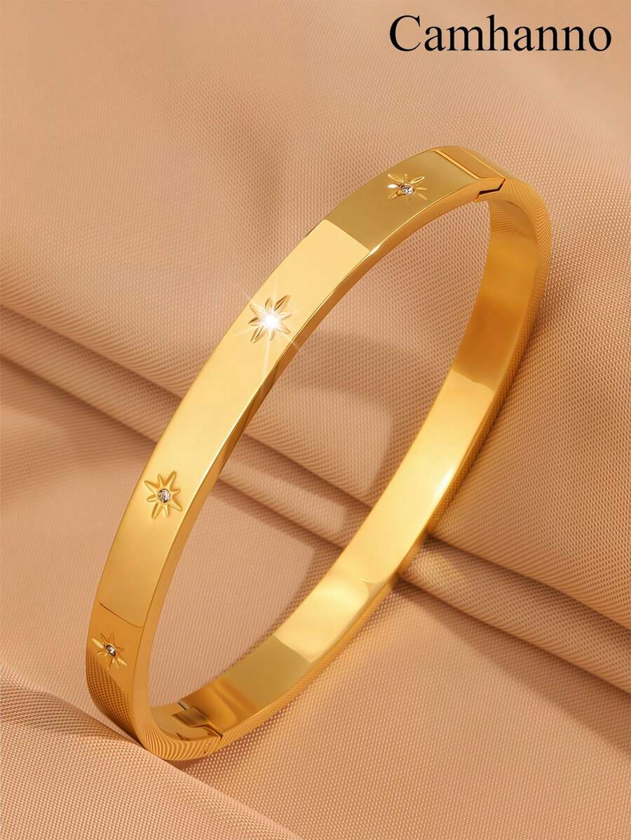 SHEIN سوار ستانلس ستيل أنيق