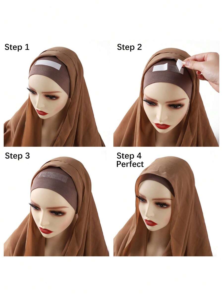 SHEIN شريط دبابيس الحجاب لاصق مضاد للانزلاق