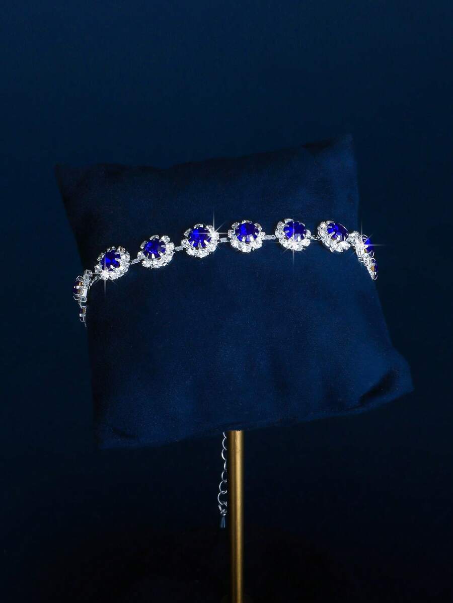 SHEIN طقم مجوهرات مرصع بالراين