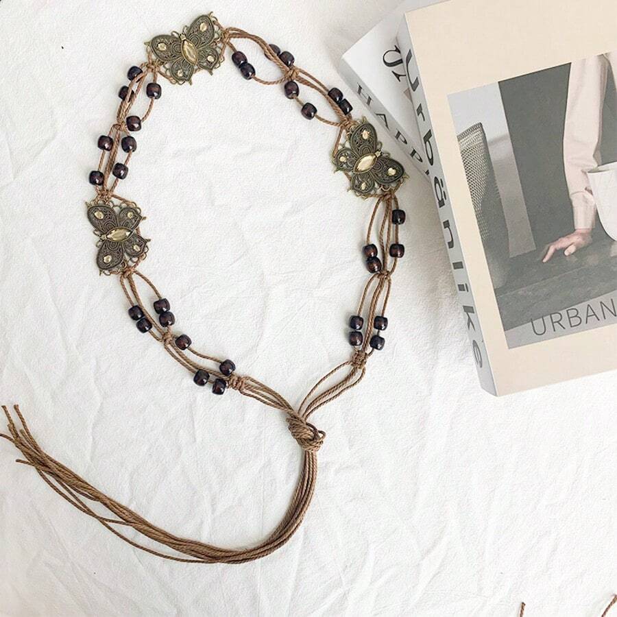 SHEIN حزام خصر نسائي عتيق بتصميم حبل أنيق
