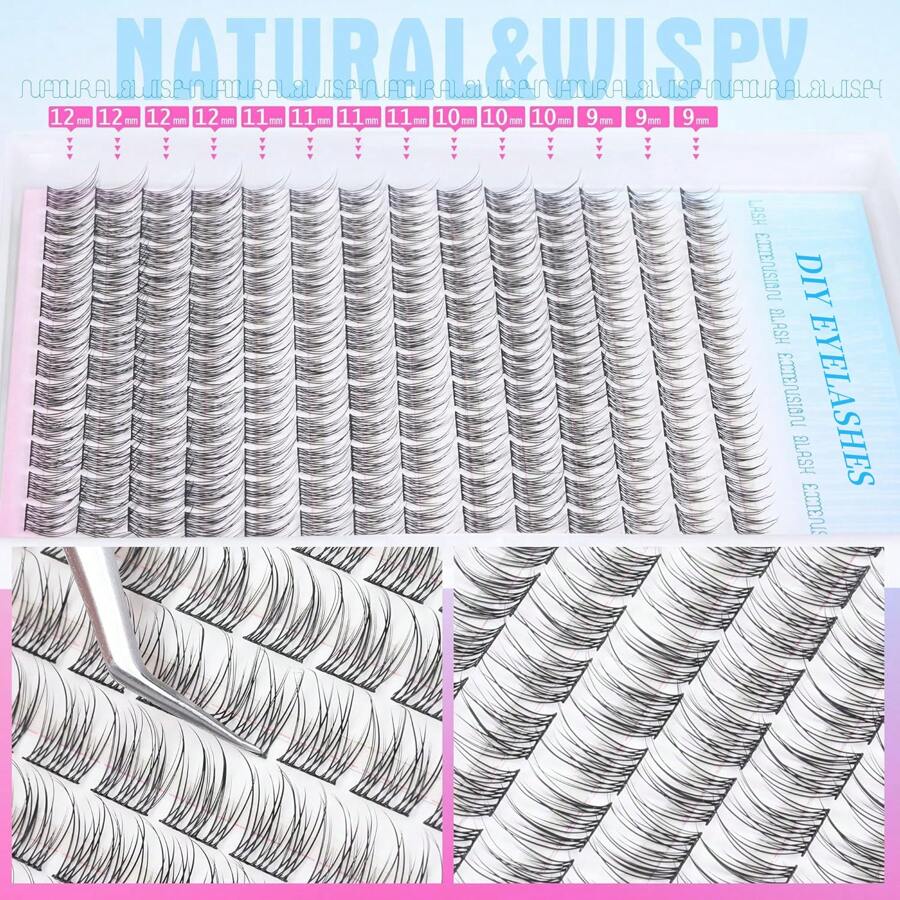 SHEIN مجموعة رموش وأدوات تركيب