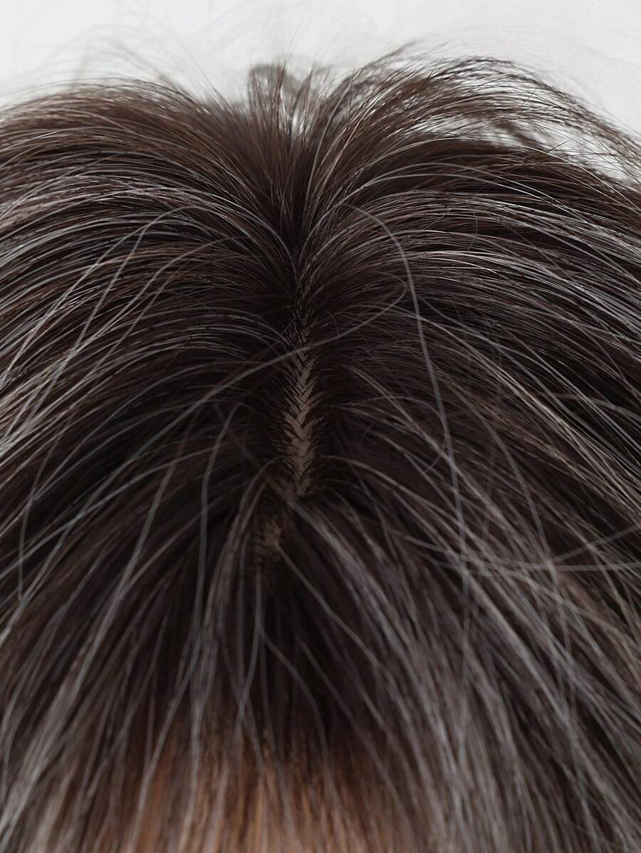 SHEIN باروكة شعر طويل 24 بوصة مموج مقاومة للحرارة