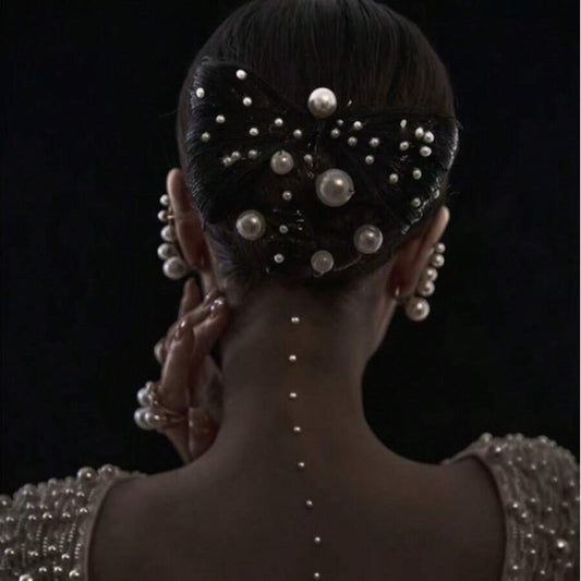 SHEIN ملصقات لؤلؤية ثلاثية الأبعاد ذاتية اللصق لتزيين الشعر عبوة من 3 قطع