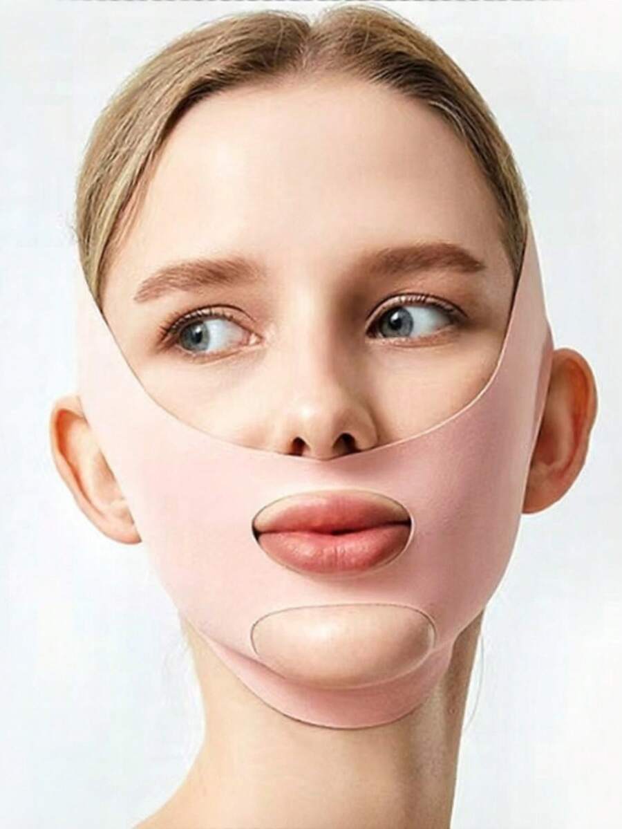 SHEIN OBOVAY شريط تشكيل الوجه المرن لتقليل الذقن المزدوج ونحت الفك