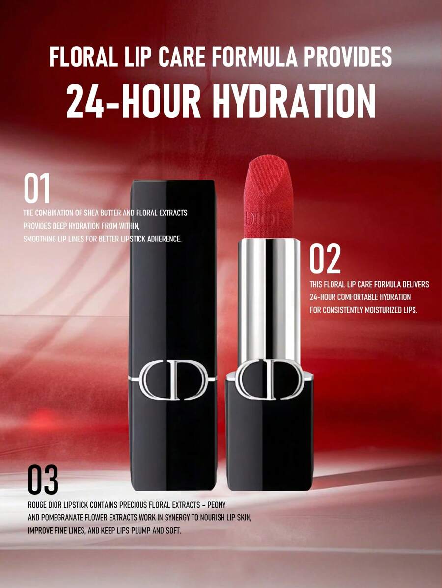 Dior روج ديور 764 روج جيبسي 3.5 جم مخملي عالي الصبغة