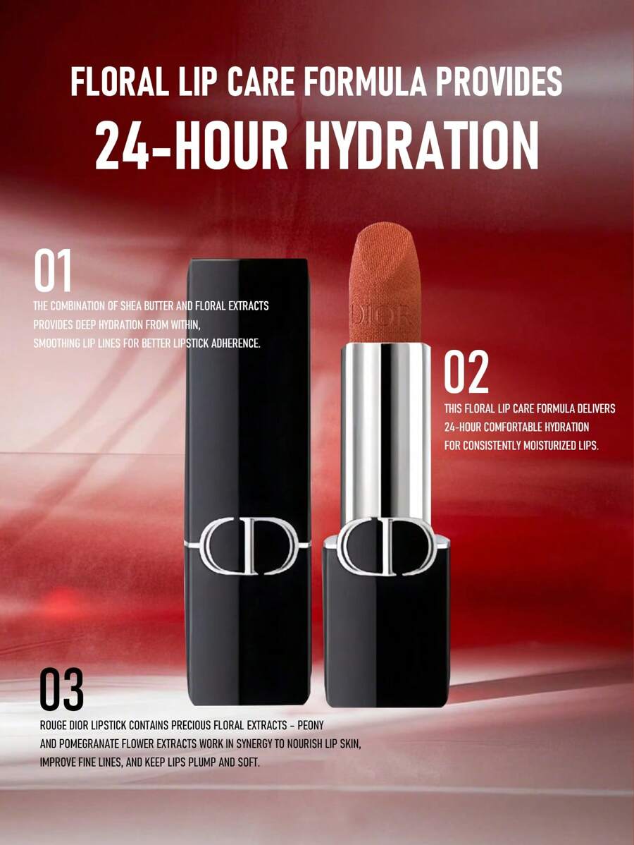 Dior روج ديور 814 روج أتيليه 3.5 جم مخملي عالي الصبغة