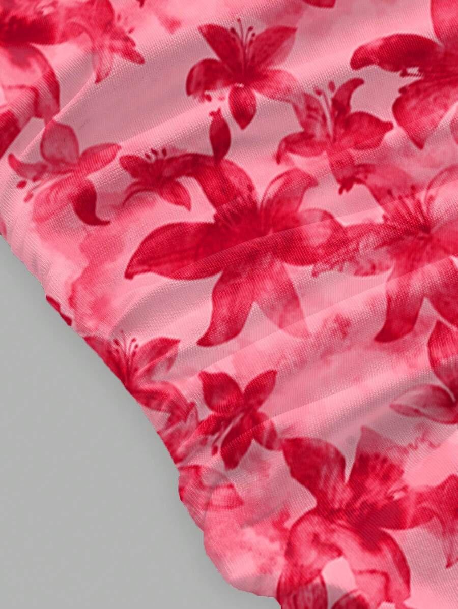SHEIN MOD فستان كاجوال بحمالات رفيعة وذيل متدلٍ بستايل بوهيمي