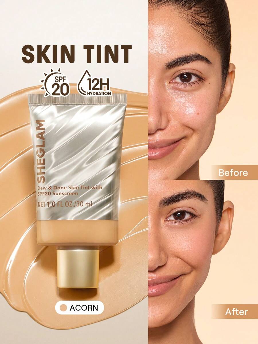 SHEGLAM Dew & Done SPF20 Acorn ملون خفيف