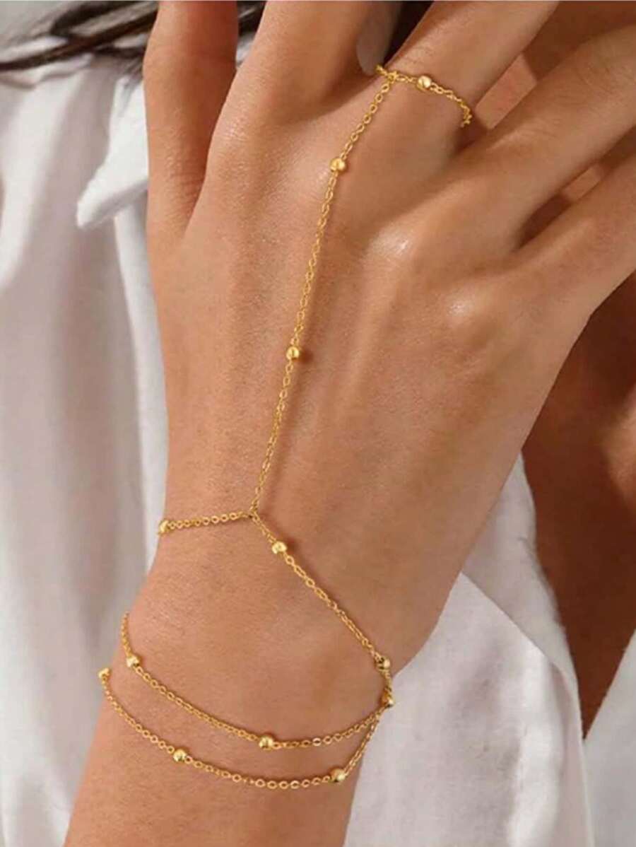 SHEIN سلسلة يد متعددة الطبقات