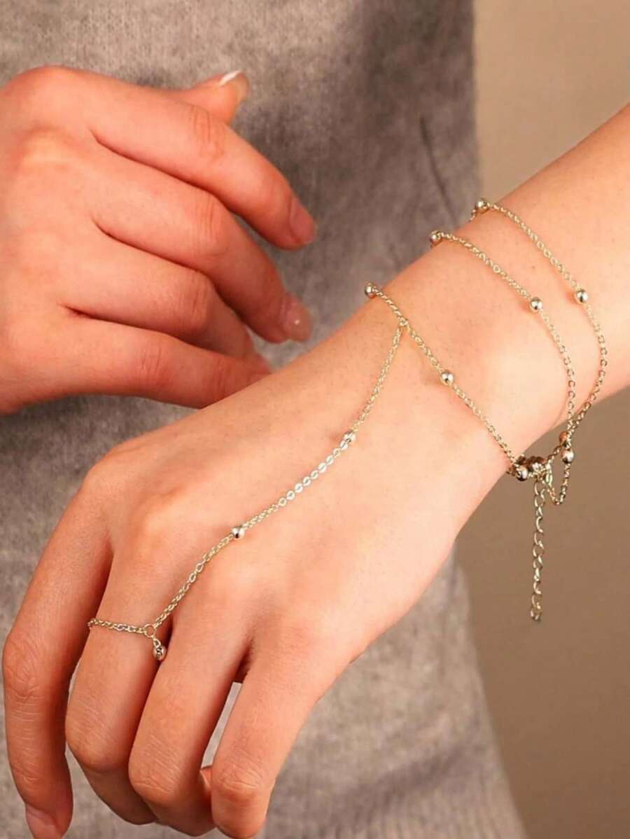 SHEIN سلسلة يد متعددة الطبقات