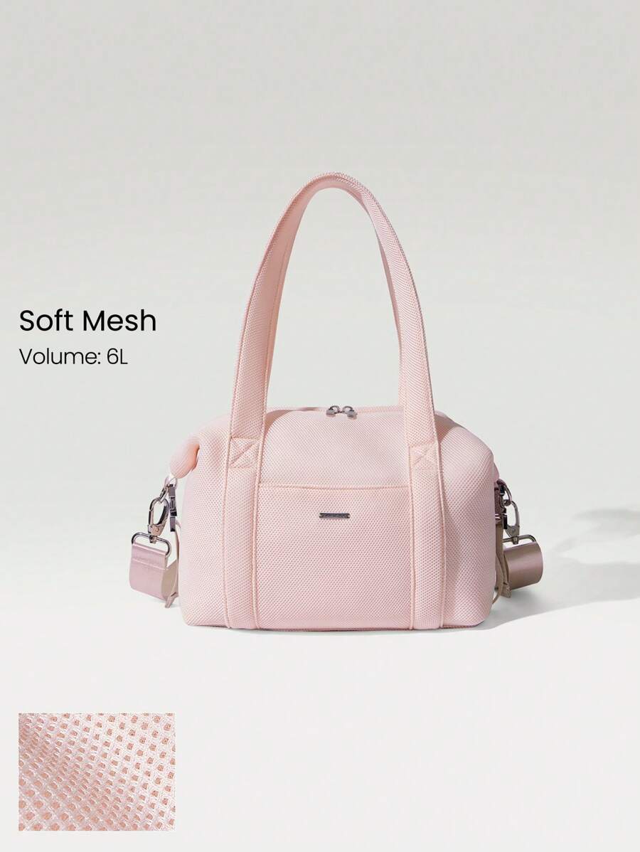 SHEIN GLOWMODE حقيبة كروس مربعة بسعة 6 لتر ناعمة ومريحة