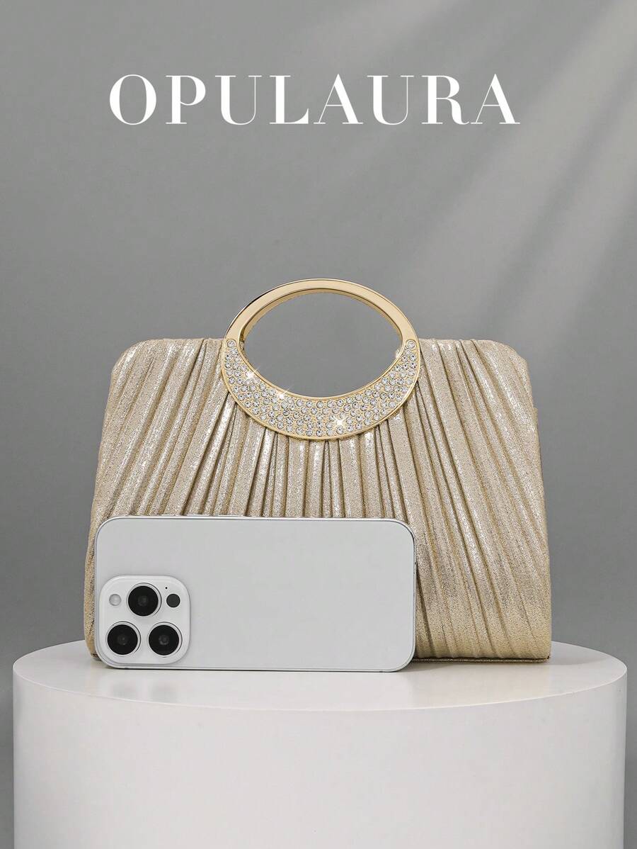 SHEIN حقيبة مرصعة بالراين أنيقة