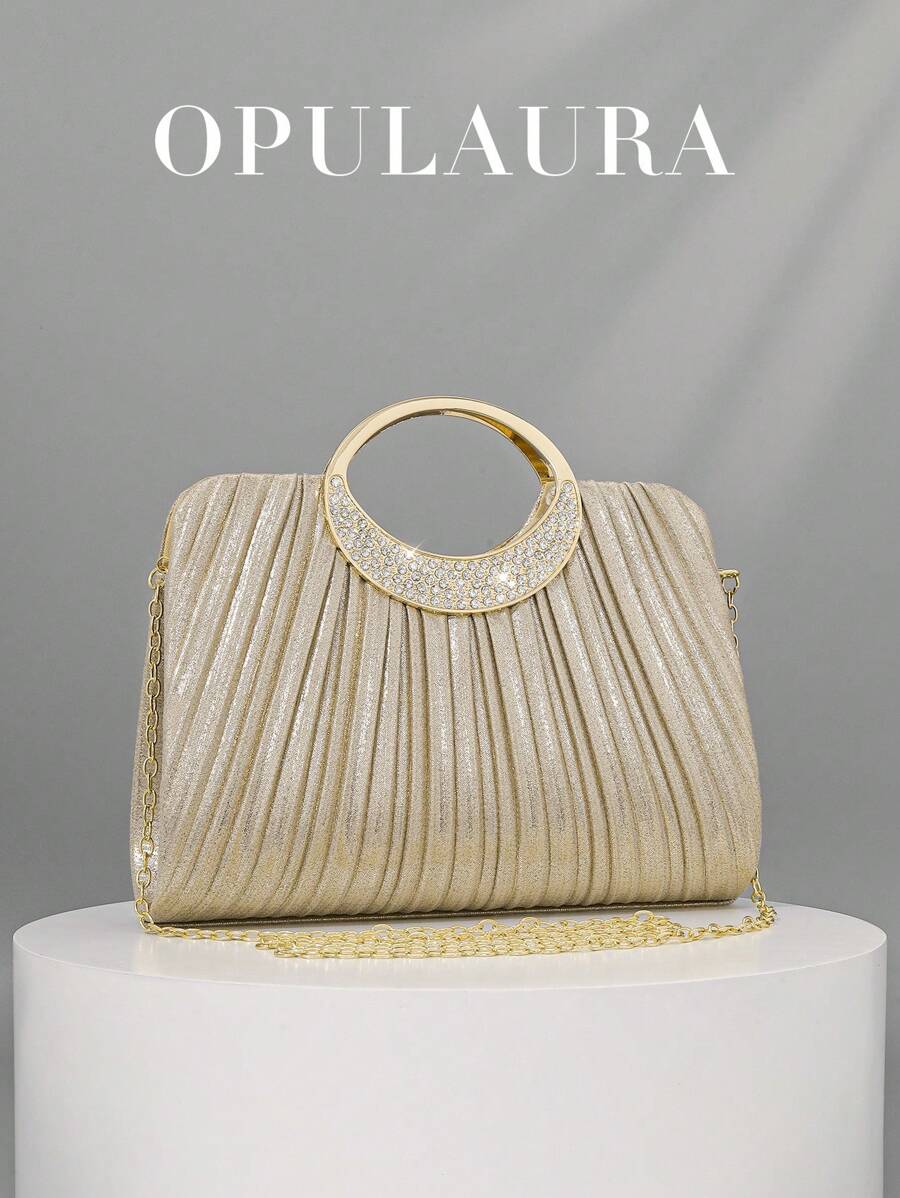 SHEIN حقيبة مرصعة بالراين أنيقة