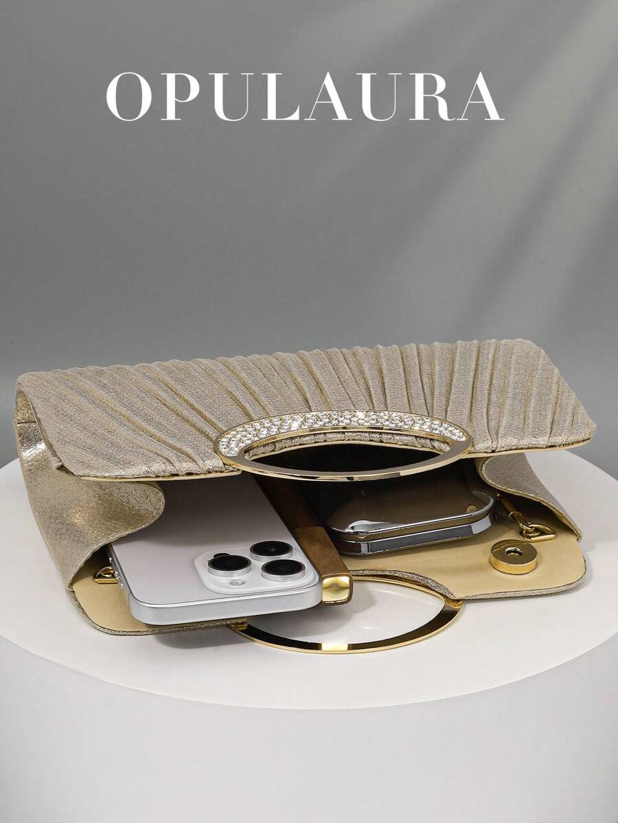 SHEIN حقيبة مرصعة بالراين أنيقة