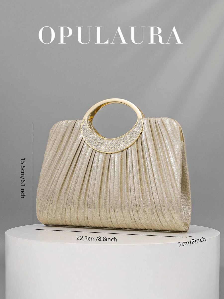 SHEIN حقيبة مرصعة بالراين أنيقة