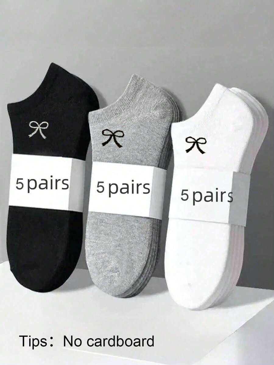 SHEIN جوارب نسائية منخفضة بتصميم بسيط