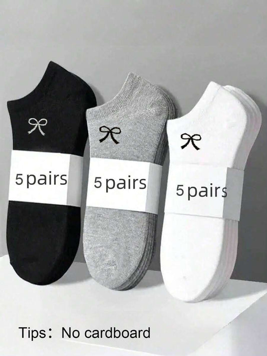 SHEIN جوارب نسائية منخفضة بتصميم بسيط