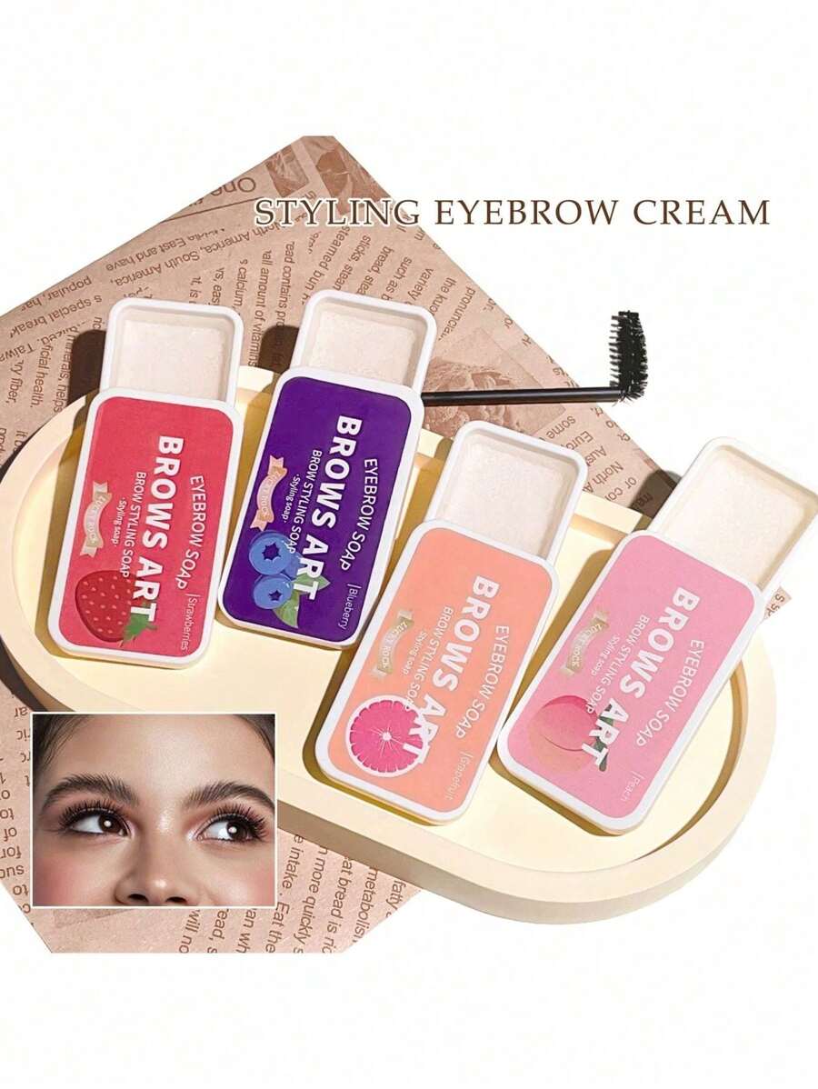 SHEIN شمع حواجب شفاف طويل الأمد للتصفيف