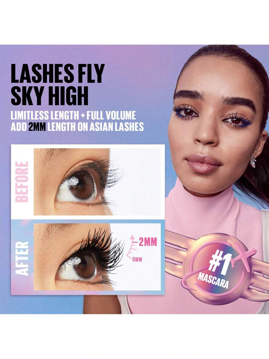 Maybelline مسكرة سماوية مقاومة للماء وطويلة الأمد 7.2 مل