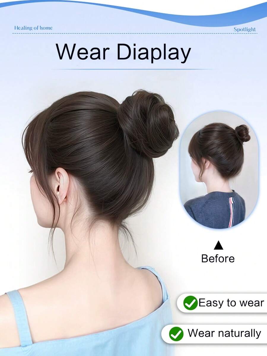 SHEIN إكسسوارات شعر ذيل حصان وكعكة