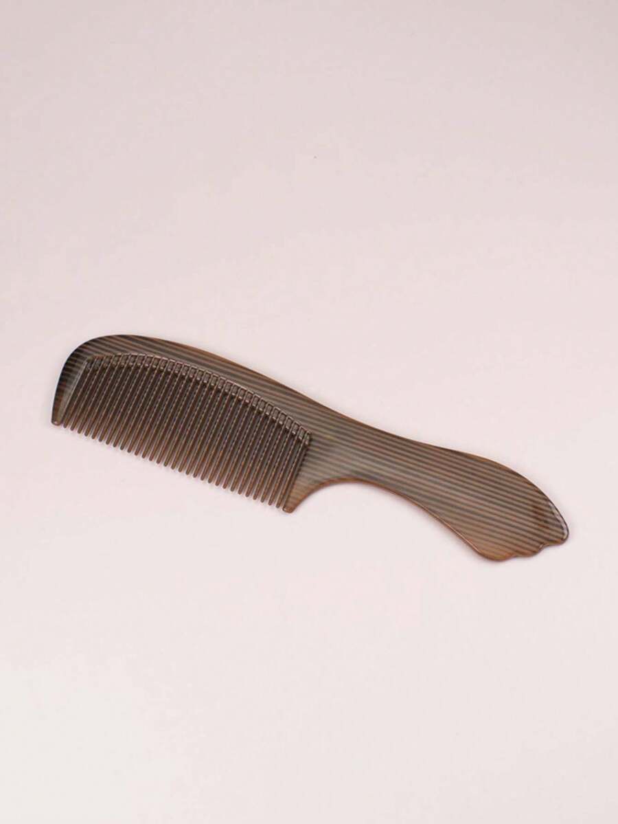 SHEIN مشط بلاستيك بنقشة خشبية