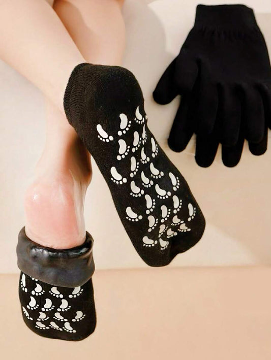 SHEIN زوج أقنعة قدم بالزيوت الأساسية لتبييض وترطيب القدمين