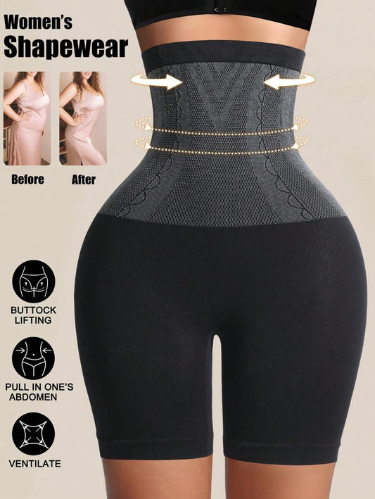 SHEIN شورت عالي الخصر مشكل لشد البطن ورفع الأرداف