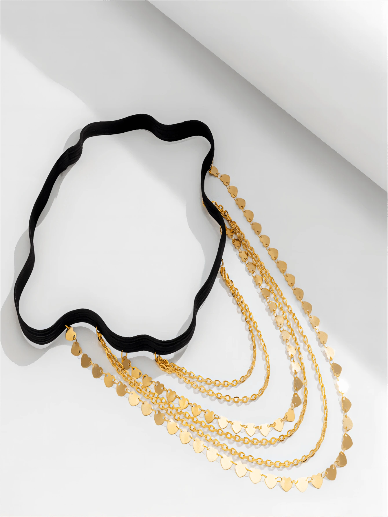 SHEIN سلسلة فخذ متعددة الطبقات عصرية