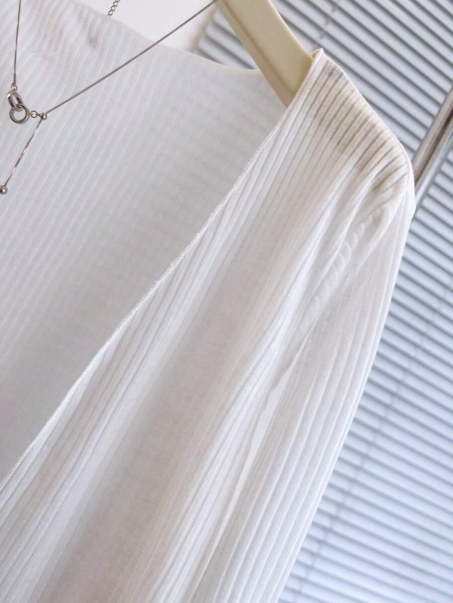 SHEIN Franclia بلوزة نسائية خفيفة وبسيطة