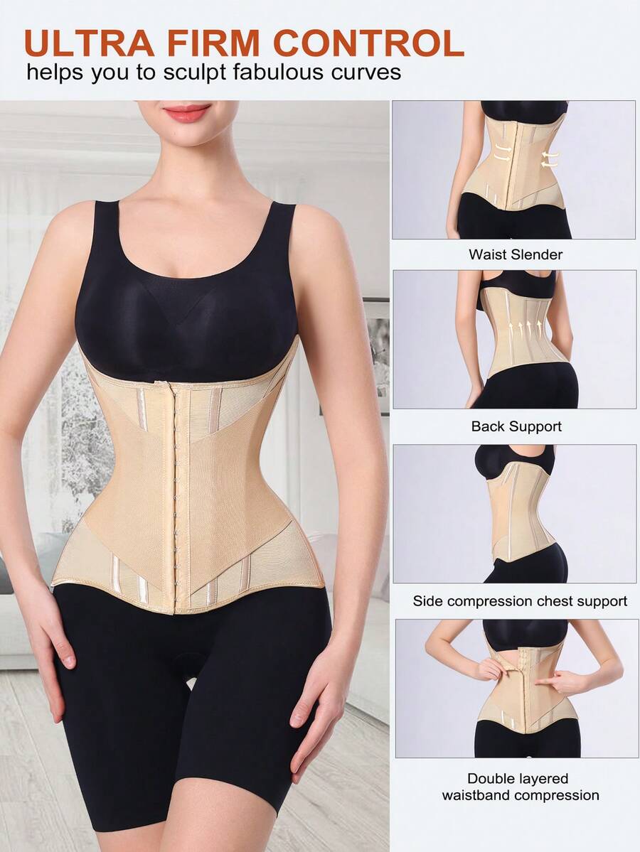 SHEIN مشد خصر نسائي تحكم في الظهر وتنحيف البطن وتشكيل الجسم