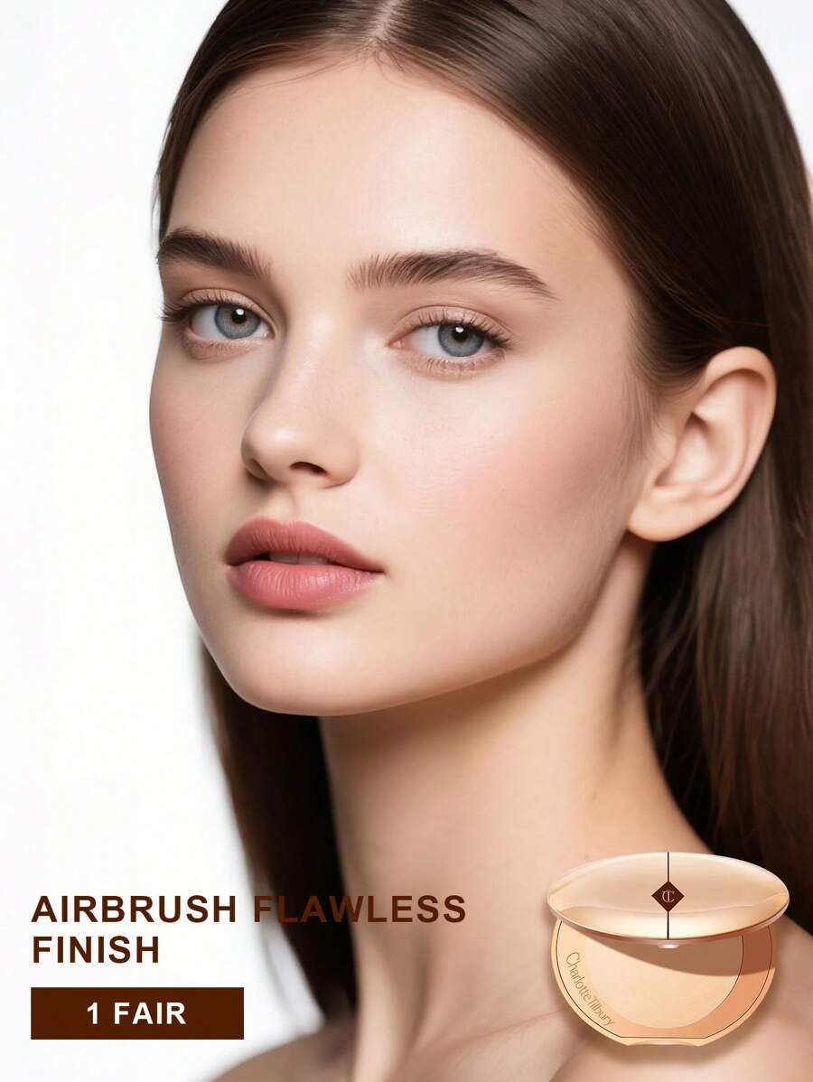 Charlotte Tilbury Airbrush Flawless Finish بودرة تثبيت 8 جم - رقم 1 بلون