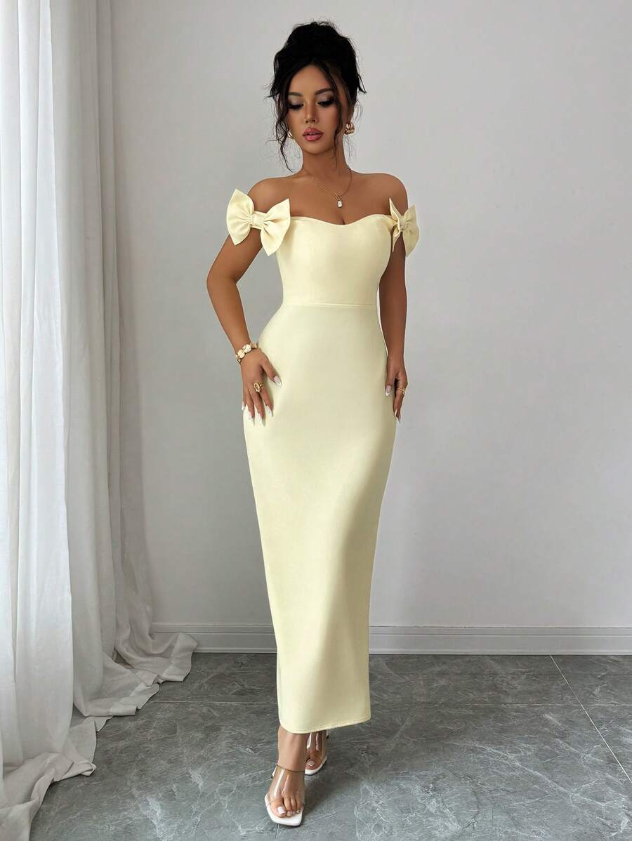 SHEIN Elenzga فستان ماكسي بلا أكمام للسهرات والنزهات