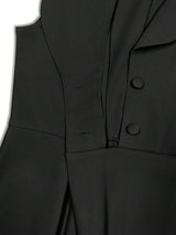 SHEIN Franclia فستان أسود بدون أكمام