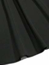 SHEIN Franclia فستان أسود بدون أكمام